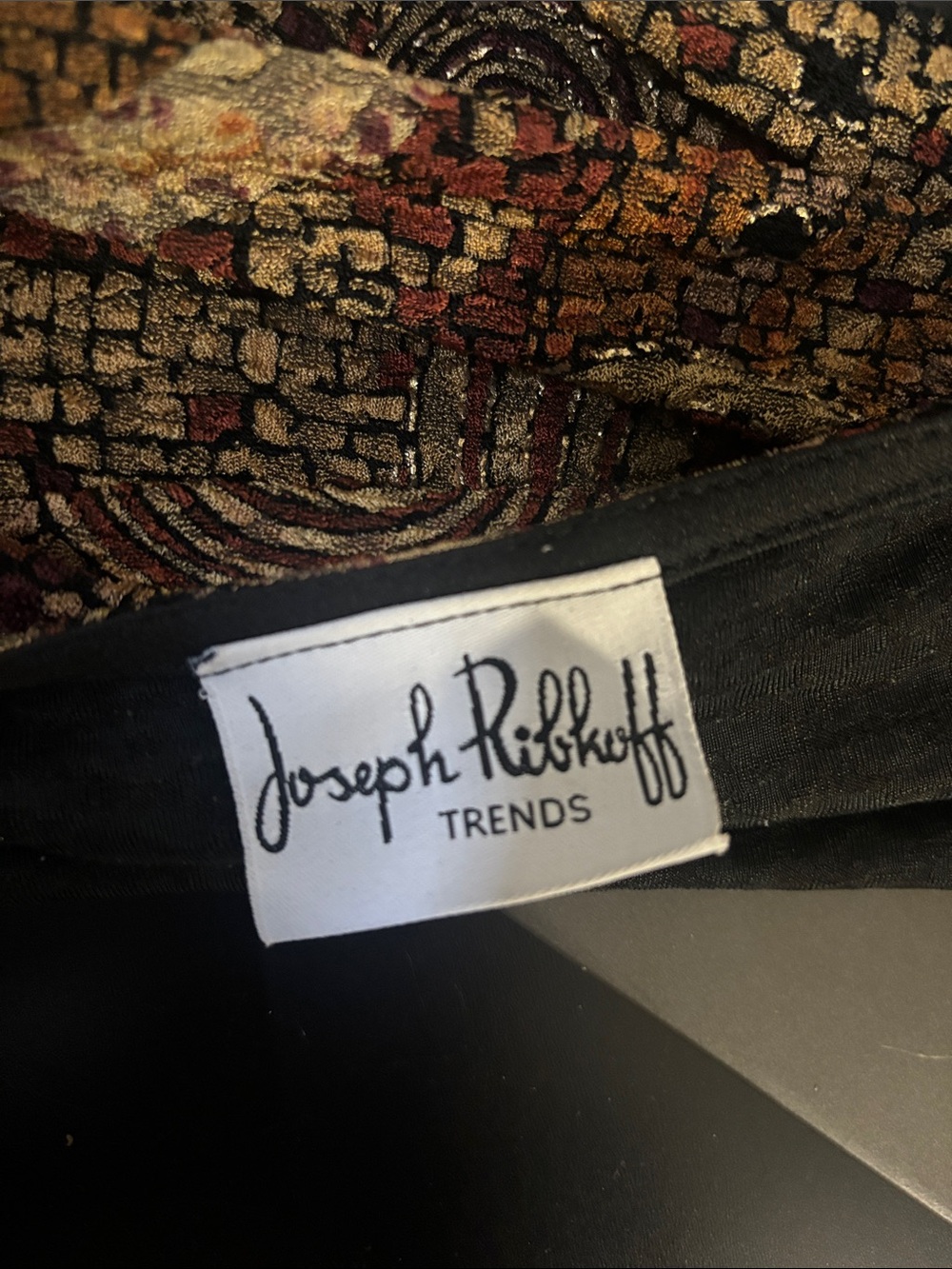 JOSEPH RIBKOFF vintage zip up blouse - Picture 7 of 8